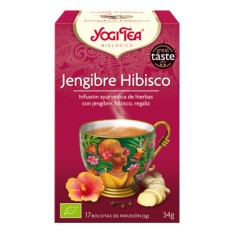 YOGI TEA JENGIBRE HIBISCO (17 BOLSITAS)