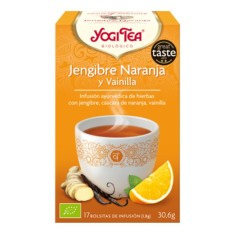 YOGI TEA JENGIBRE NARANJA Y VAINILLA