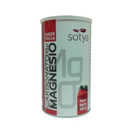 CARBONATO DE MAGNESIO SABOR FRESA BOTE 180 GR SOTYA