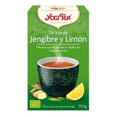 YOGI TEA TE VERDE JENGIBRE Y LIMÓN BIO (17 BOLSITAS)