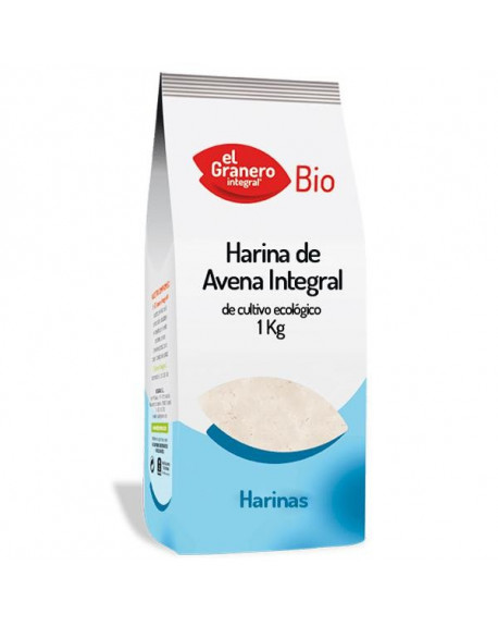 HARINA DE AVENA INTEGRAL BIO - 1 KG Harinas y Semillas Biogran 