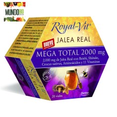 DIETISA ROYAL-VIT JALEA REAL MEGA TOTAL 2000 MG - 20 VIALES