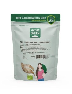 Caramelos de jengibre ecológicos Naturgreen 125g