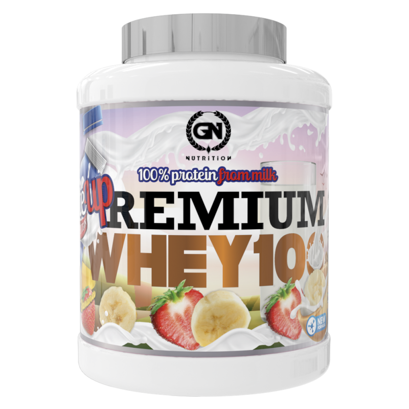 WHEY 100 premiun 2 kg - GN Nutrition Fresa Y Platano