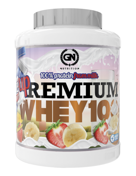 WHEY 100 premiun 2 kg - GN Nutrition Fresa Y Platano