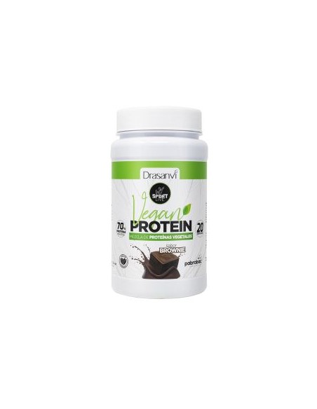 Proteína Vegana Brownie  600 g Sport Live Drasanvi