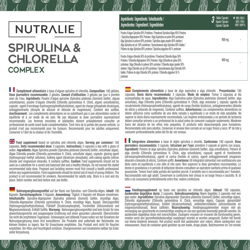 ESPIRULINA & CHLORELLA