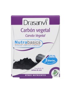 Carbón Vegetal 60 Cápsulas Nutrabasics