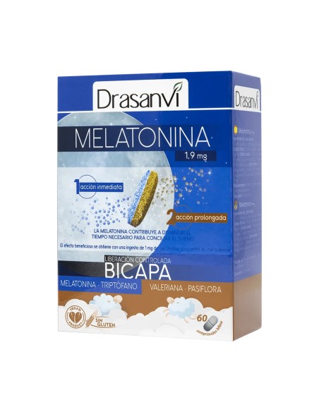 Melatonina Bicapa 60 Comprimidos Drasanvi