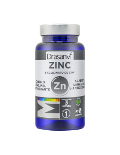 Mineral Bisglicinato de Zinc 90 Comprimidos Drasanvi