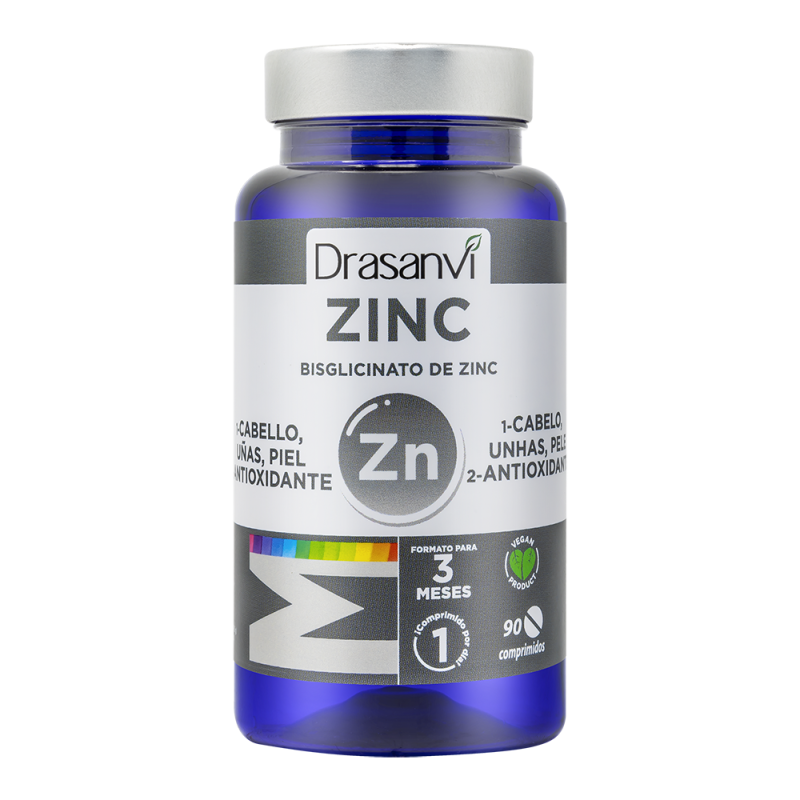 Mineral Bisglicinato de Zinc 90 Comprimidos Drasanvi