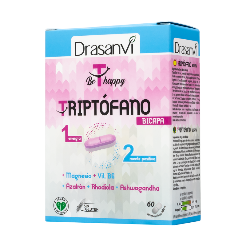 Triptófano Bicapa 60 Comprimidos Drasanvi