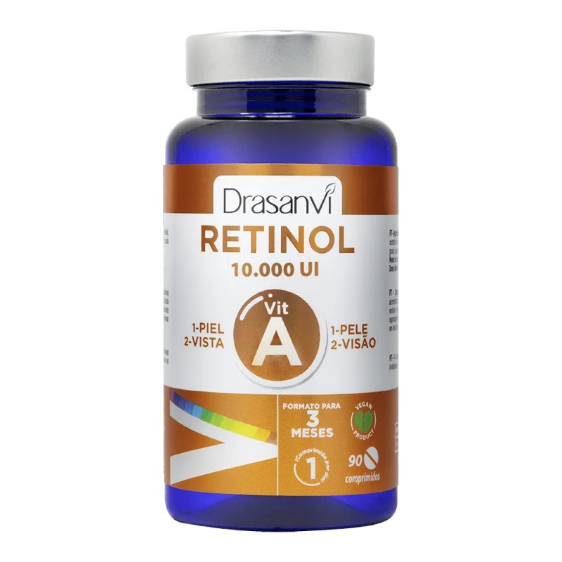 Vitamina A Retinol 90 comprimidos Drasanvi