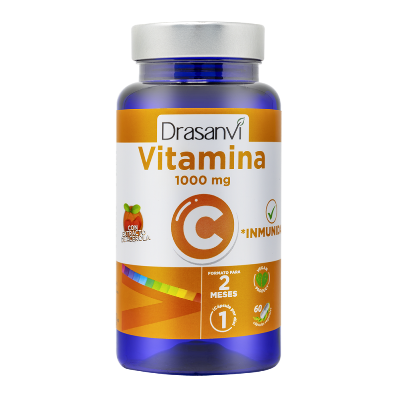 Vitamina C 1000 mg 60 cápsulas