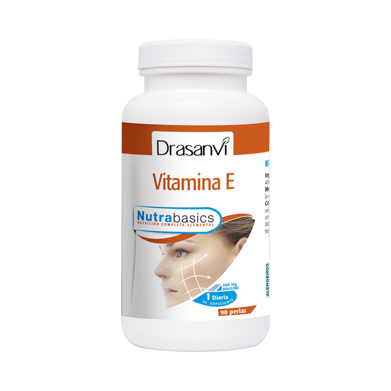 Vitamina E Bote 90 Perlas Nutrabasics Drasanvi