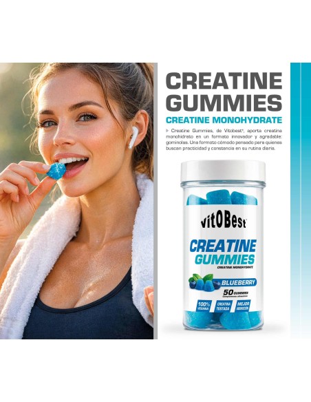 Creatina GUMMIES Vitobest