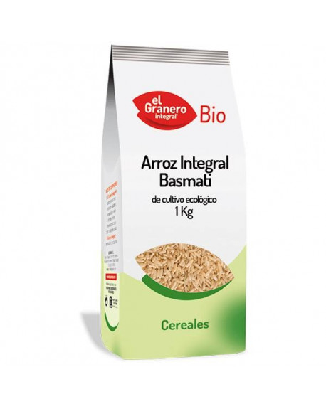 ARROZ INTEGRAL BASMATI BIO, 1 Kg Cereales Y  legumbres Biogran 