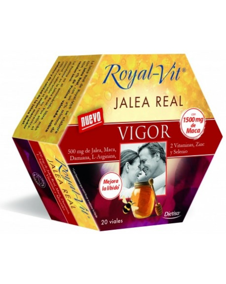 Dietisa Royal Vit Jalea Real Vigor 20 viales x 10 ml Vitalidad y Energía Dietisa